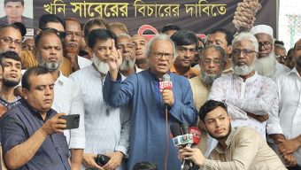 সাবের হোসেনের মুক্তি নিয়ে যে প্রশ্ন তুললেন রিজভী