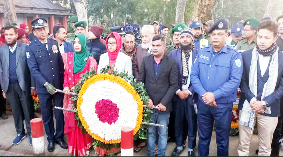 ওসমানীনগরে যথাযোগ্য মর্যাদায় বিজয় দিবস পালন