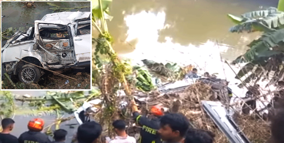 মাইক্রোবাসে ট্রেনের ধাক্কা : প্রাণ গেল ৫ জনের